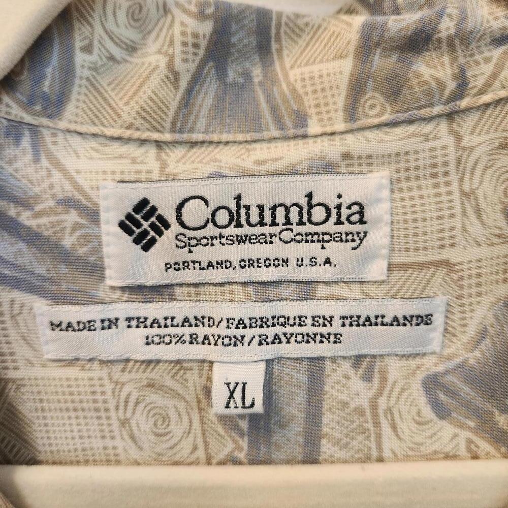 Columbia Sportswear Company Men's Casual Rayon Shirt XL - Picture 2 of 9